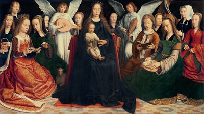 Virgin and Child with Saints by Gerard David